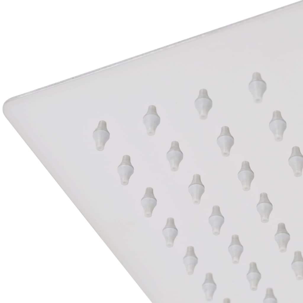 2pcs Heavy-Duty Stainless Steel Square Rain Shower Heads