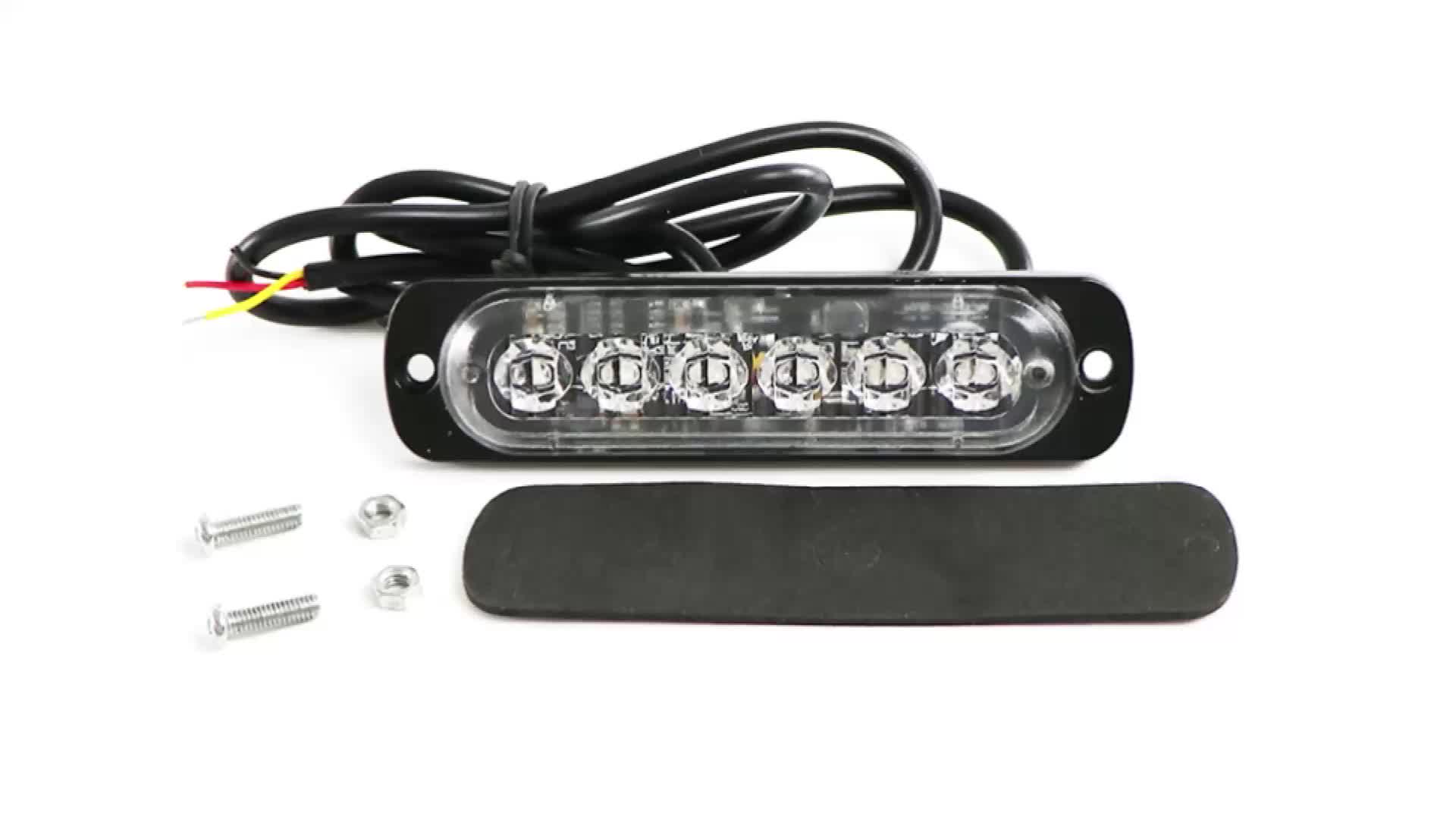 1pc 6 Led Luce Emergenza Avvertimento Flash Lampeggiante - Temu Switzerland