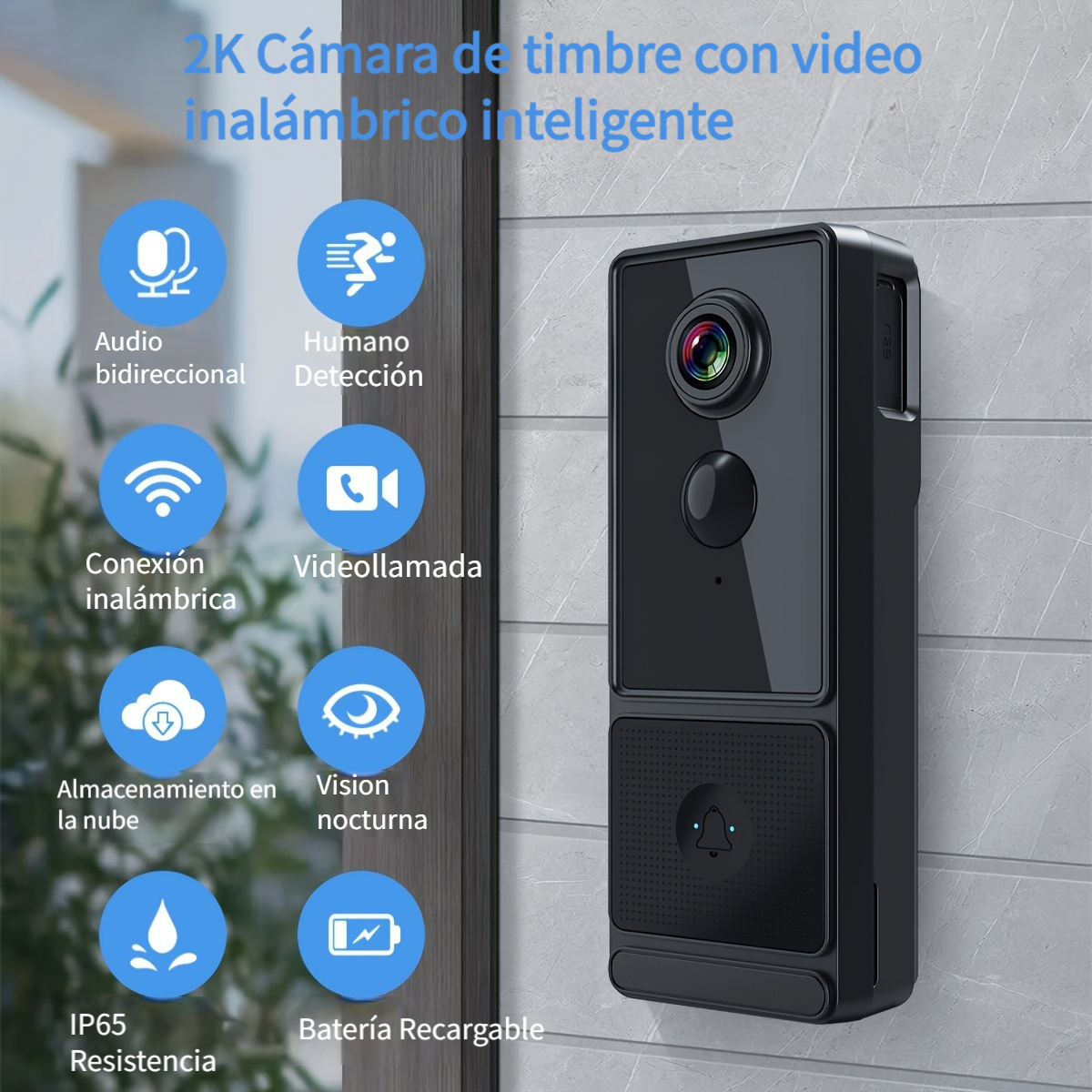 Mini cámara espía wifi 1080P Grabación de video en vivo Cámara espía oculta  inalámbrica / Visión nocturna / Alarma activada por movimiento Negro