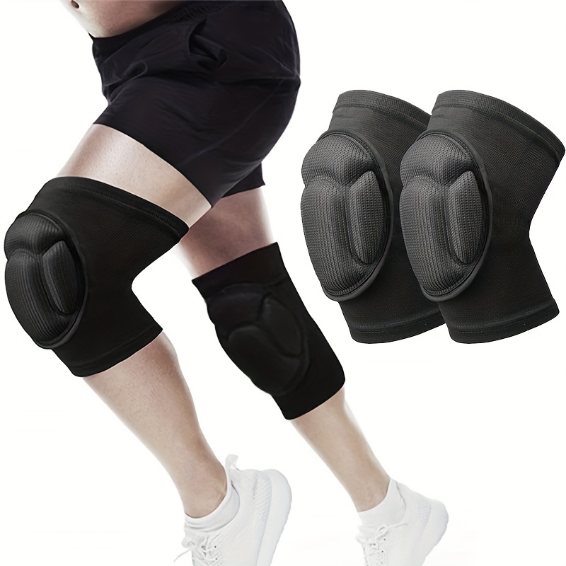 Rodilleras de voleibol para danza impacto rodillera protectora,  antideslizante, esponja gruesa para evitar colisiones, rodilla cálida para  voleibol