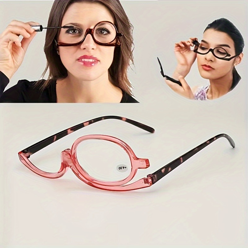 New Ultra-light Magnifying Reading Glasses Clip Flip Up Down Rimless  Presbyopic Magnifying Glasses Lens With Clip +1.0 ~ +4.0 - AliExpress