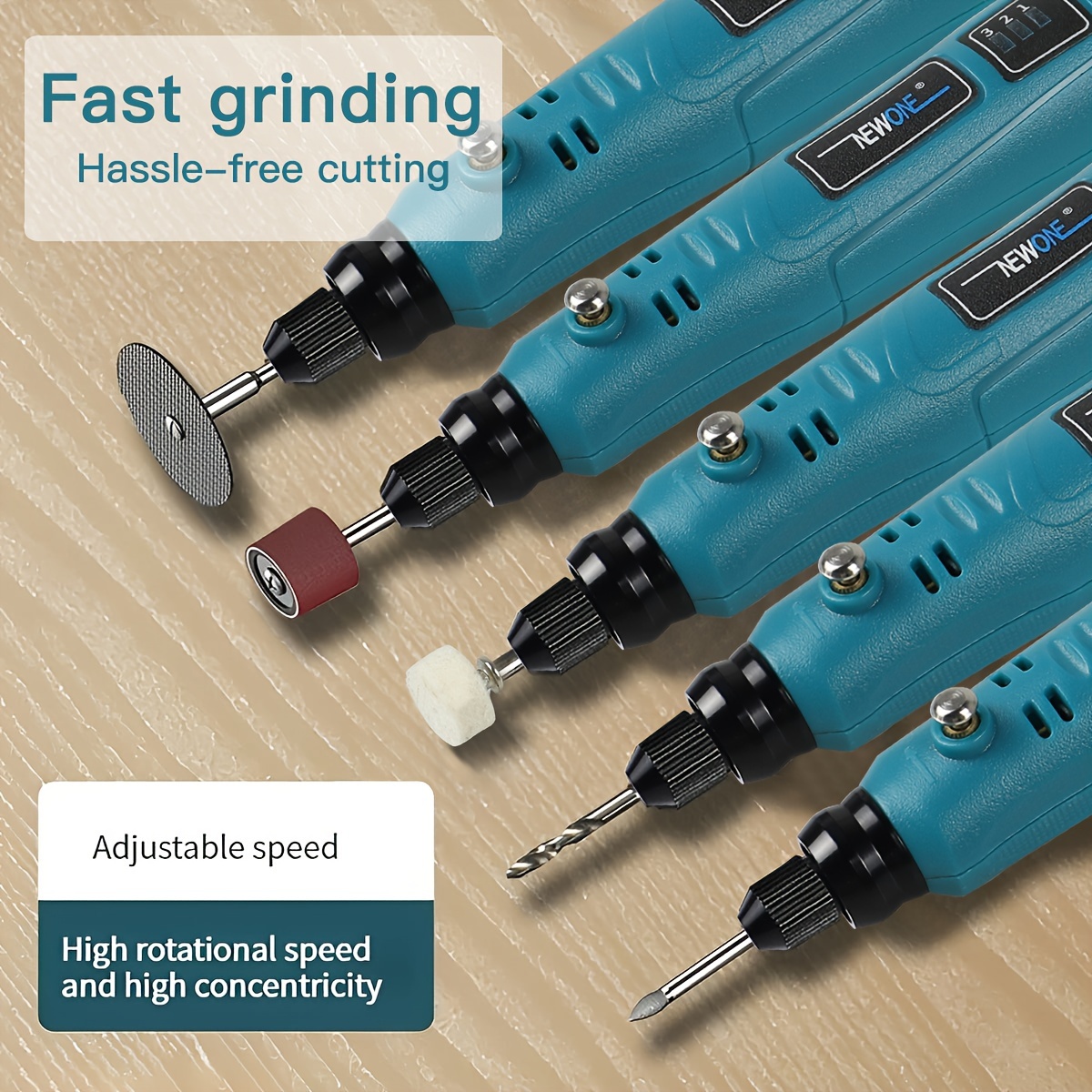 Cordless Engraving Pen Kit, 30000rmp 5-Level Adjust Speed USB Engraver Tool
