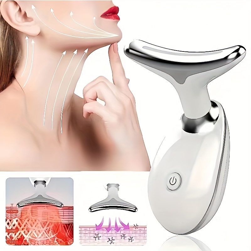 3 Attachments 4 in 1 Face Massager Neck Massager Body - Temu