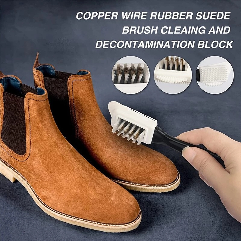 White Shoe Cleaner Sneakers Brightening Whitening Polish Shoe Brush Sneaker  Trainer Suedes Leather Nubuck Shoes Care Cleaner Kit - AliExpress