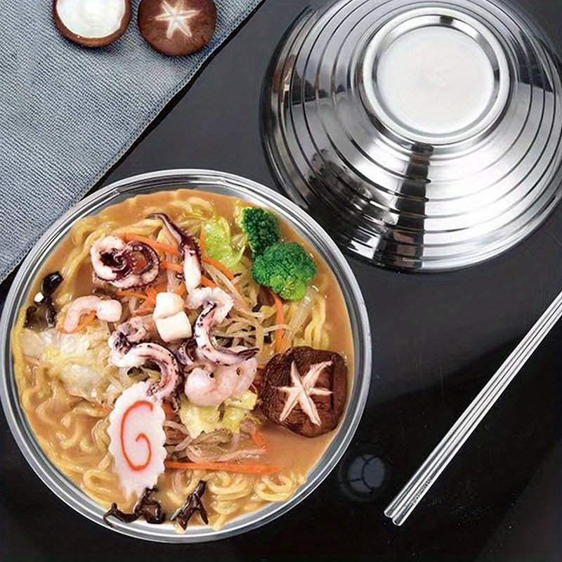 SOLUSTRE Timing Filter Soup Bowl Insulated Ramen Bowl Ramen  Bowl Cute Soup Bowls with Lids Cute Ramen Noodle Bowl Soup Prep Bowl Animal Soup  Bowls Bento Bowl Travel Wide Mouth