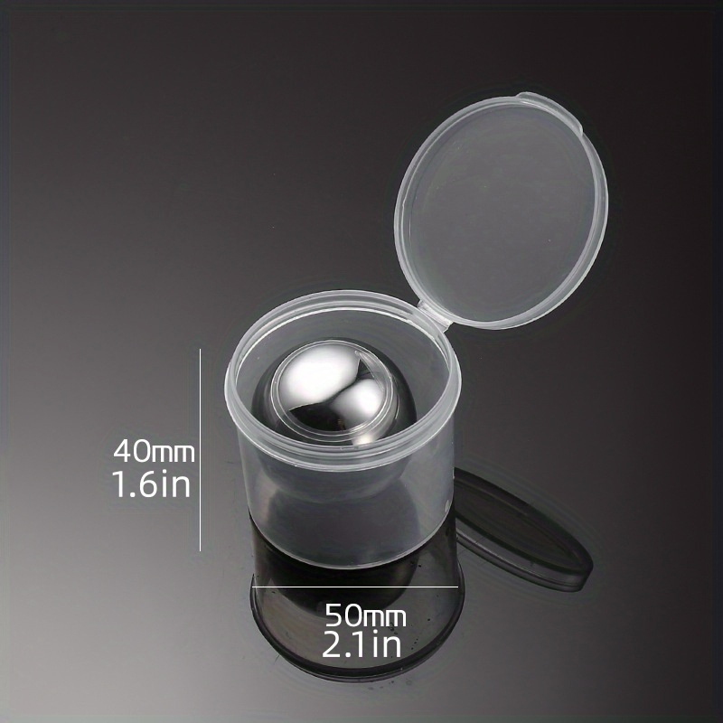 2pcs 304 stainless steel ice ball (40mm) ice cube whiskey metal