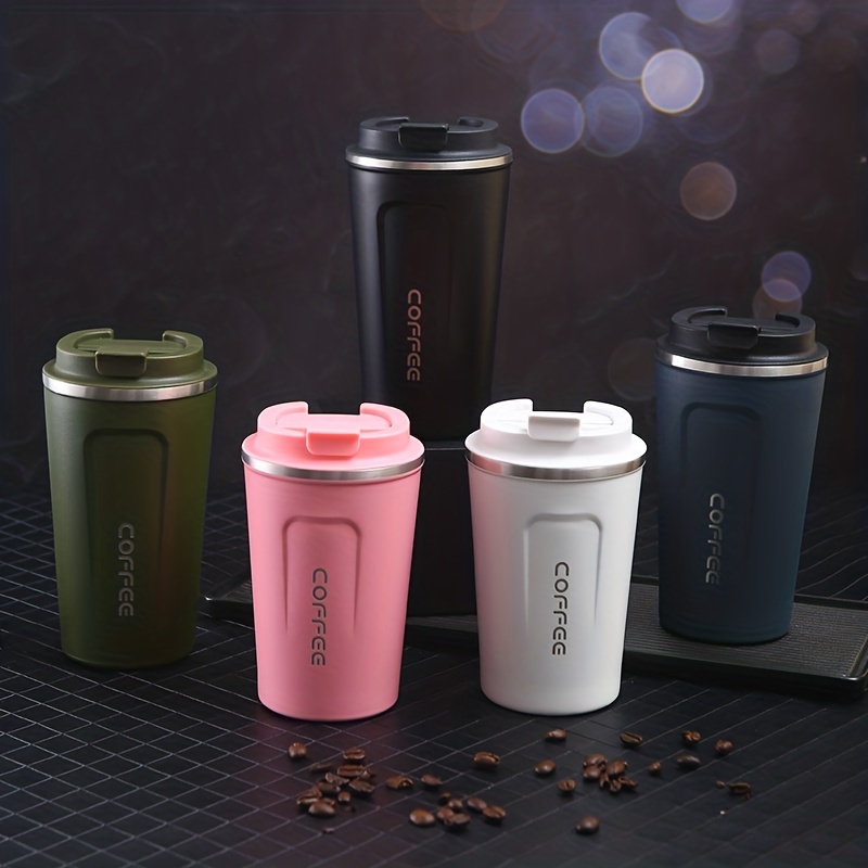 1pc, 510ml Portable 18/8 Stainless Steel Coffee Mug, Men And Women  Insulated And Cold Storage Travel Cup