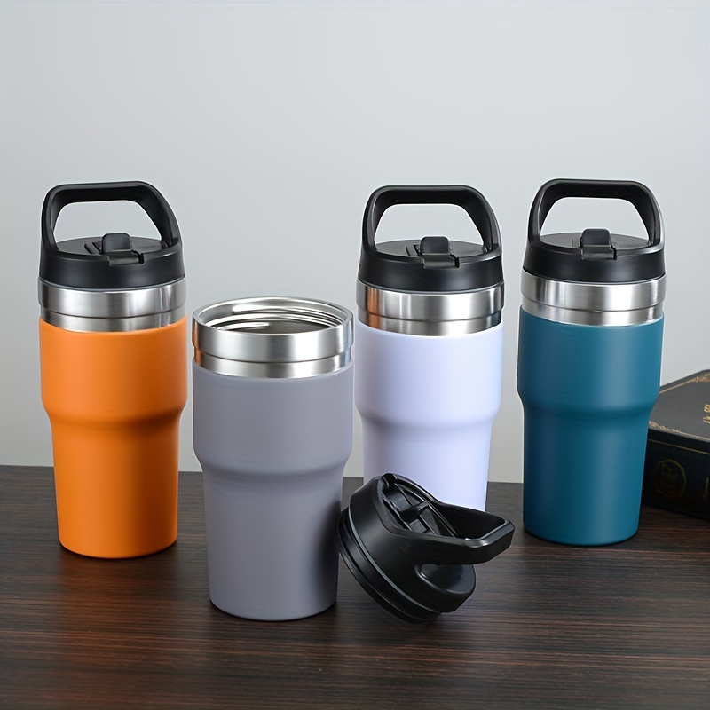 40 oz Mug Tumbler Stainless Steel Vacuum Insulated Mug with Handle Lid  Straw Keeps Drinks Cold up to 34 Hours Leak Proof Tumbler - AliExpress