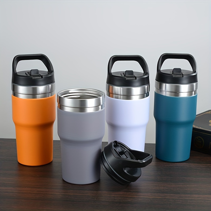 Mini Tumblers With Lid And Straw, Stainless Steel Water Bottles, Water Cups,  Summer Winter Drinkware, For Restaurant, Home Use - Temu