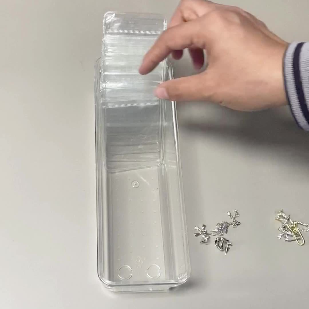 Clear Plastic Jewelry Box Storage Bag Organize Protect - Temu