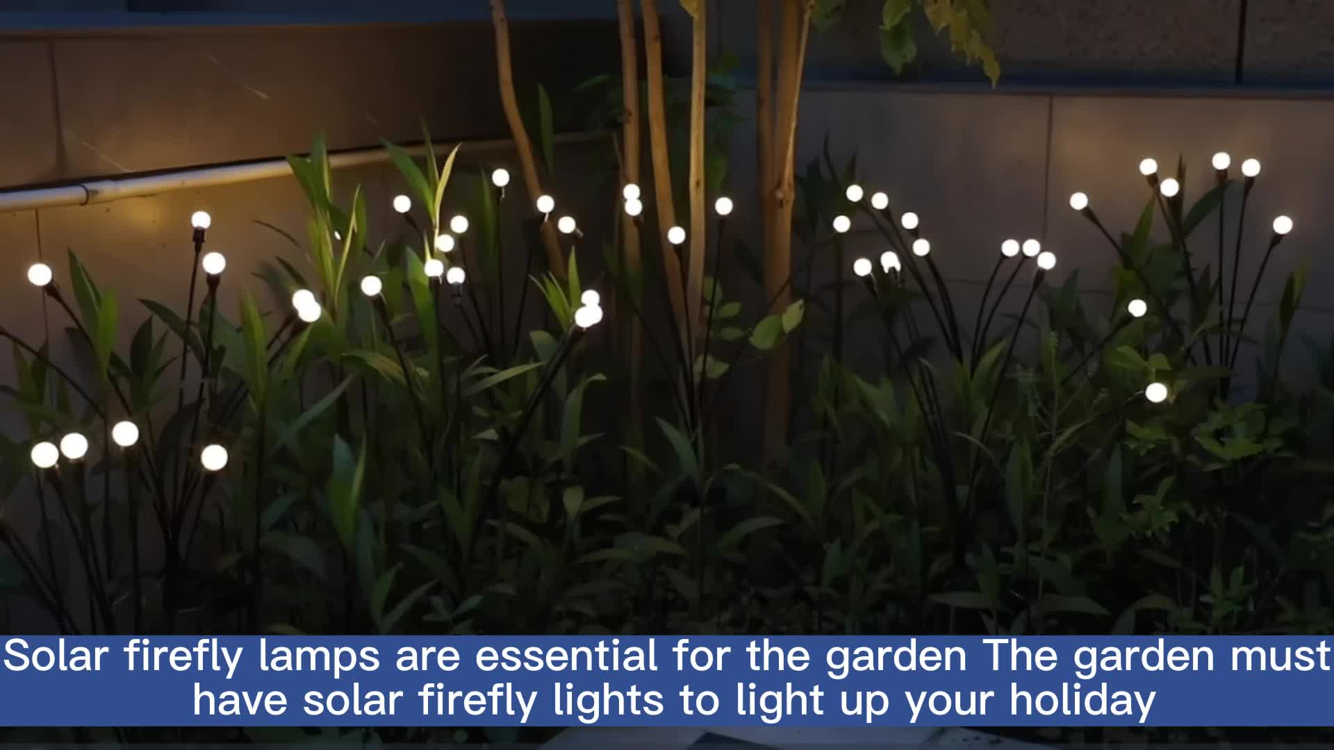 Augone Luces solares led exterior jardin, 2 piezas 10 luces LED  impermeables de guirnaldas solares Luciérnaga para exteriores para jardín,  balcón, caminos, patio, decoración de césped. : : Iluminación