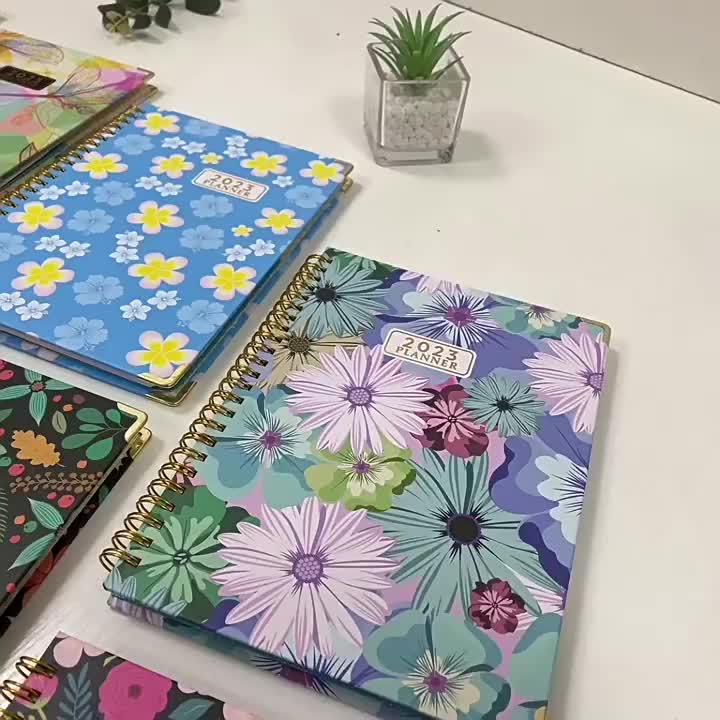 English A5 Planner Loose Leaf Notebook