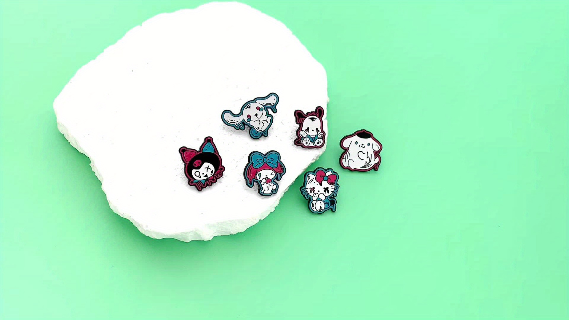 Iigen Halloween Kuromi Brooch Fashion Hello - Temu