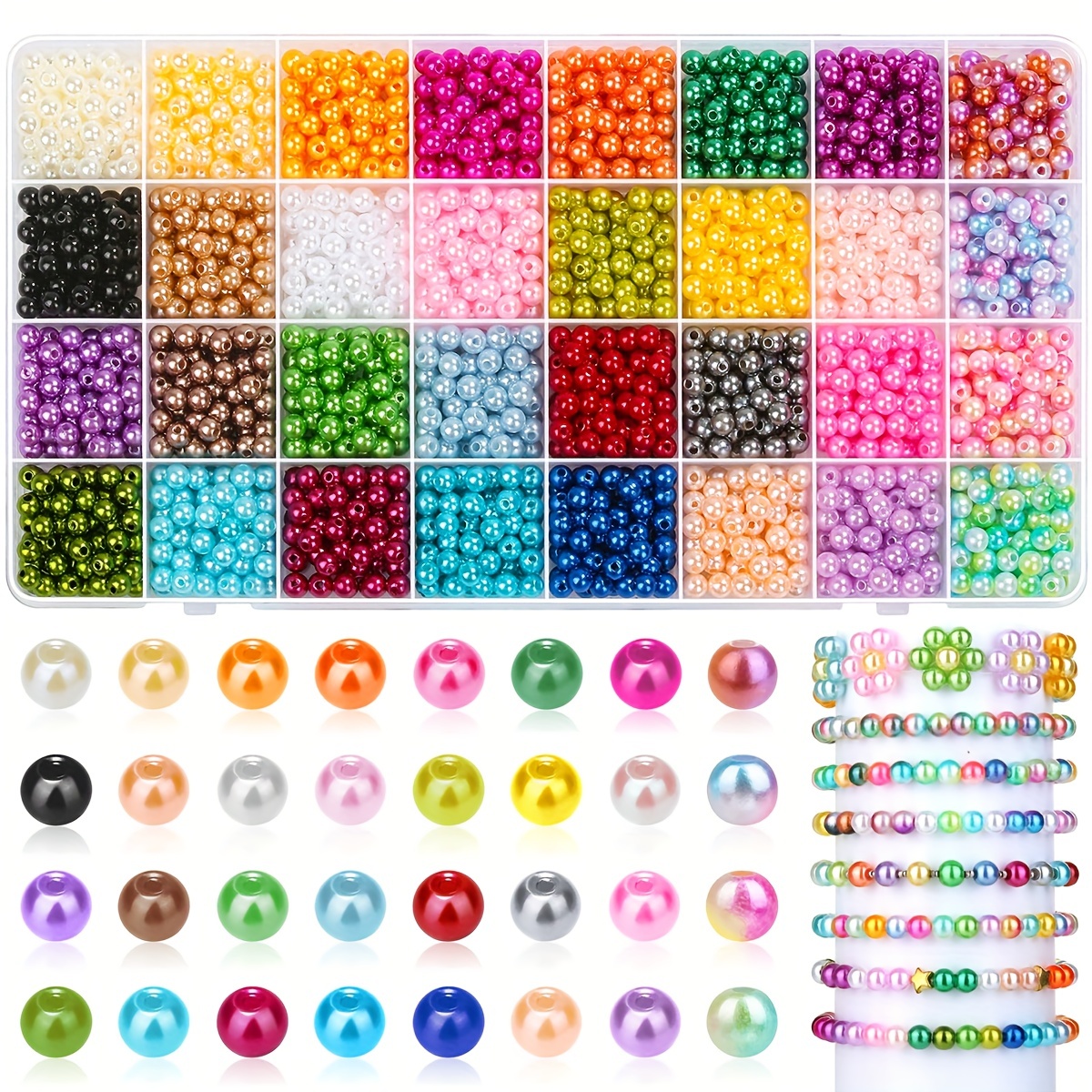 Glass Two color Frosted Burst Perforated Moon Beads Change - Temu