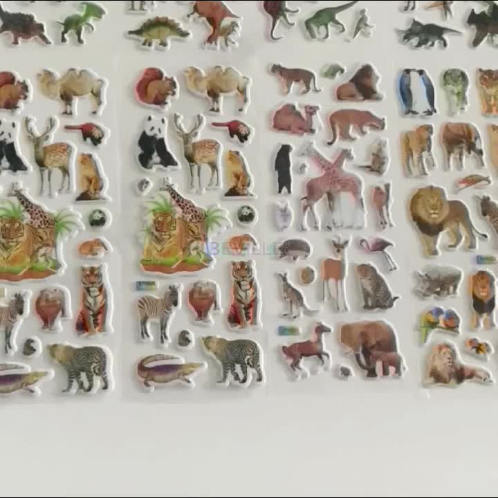 3d Dinosaur Stickers: Perfect Gift For Kids Cute Waterproof - Temu