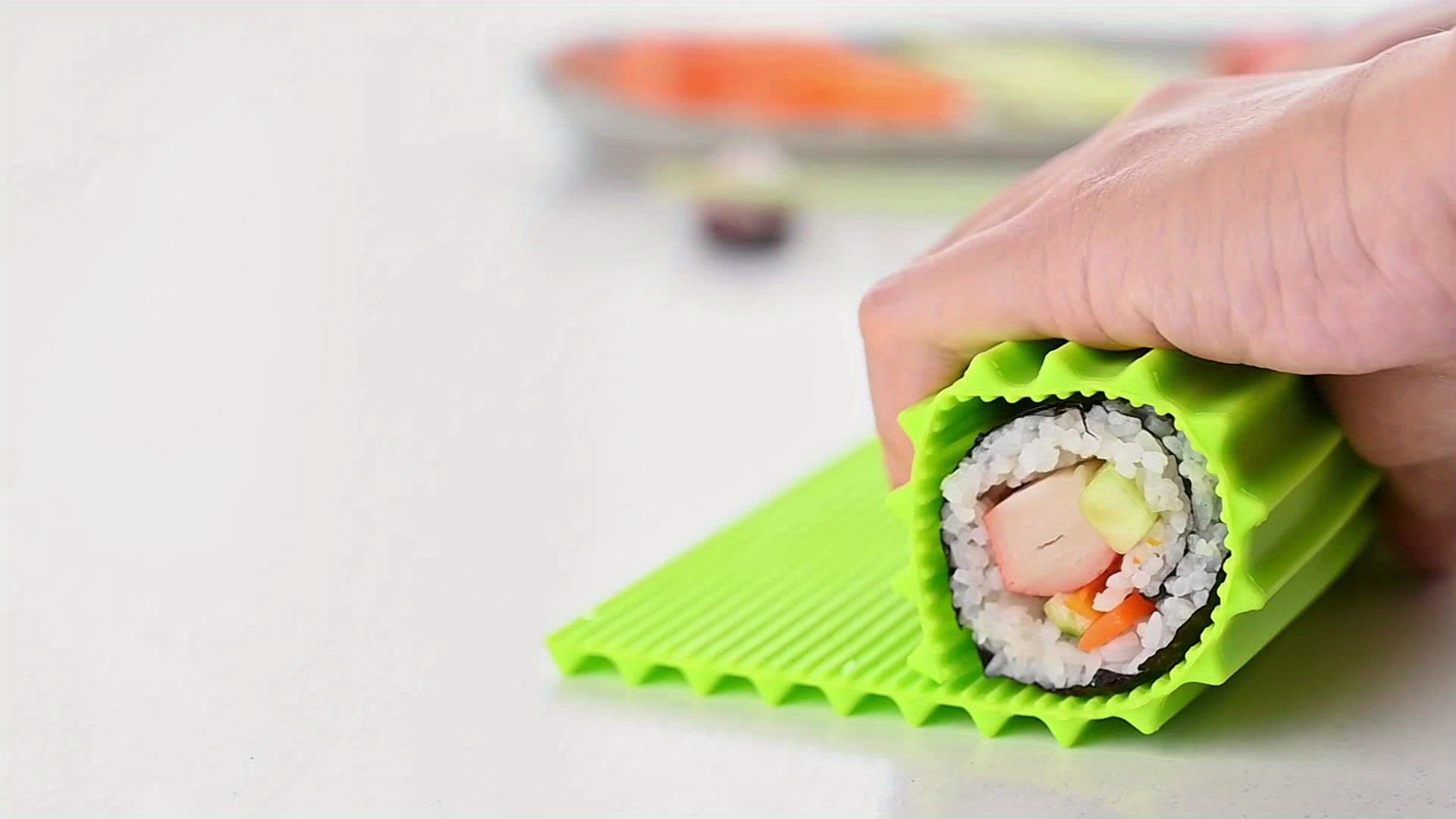 Sushi Making Kit, Silicone Sushi Mat, Including 1 Sushi Rolling Mats,  Chopsticks, 1 Spreader Beginner Sushi Kit - Temu United Arab Emirates