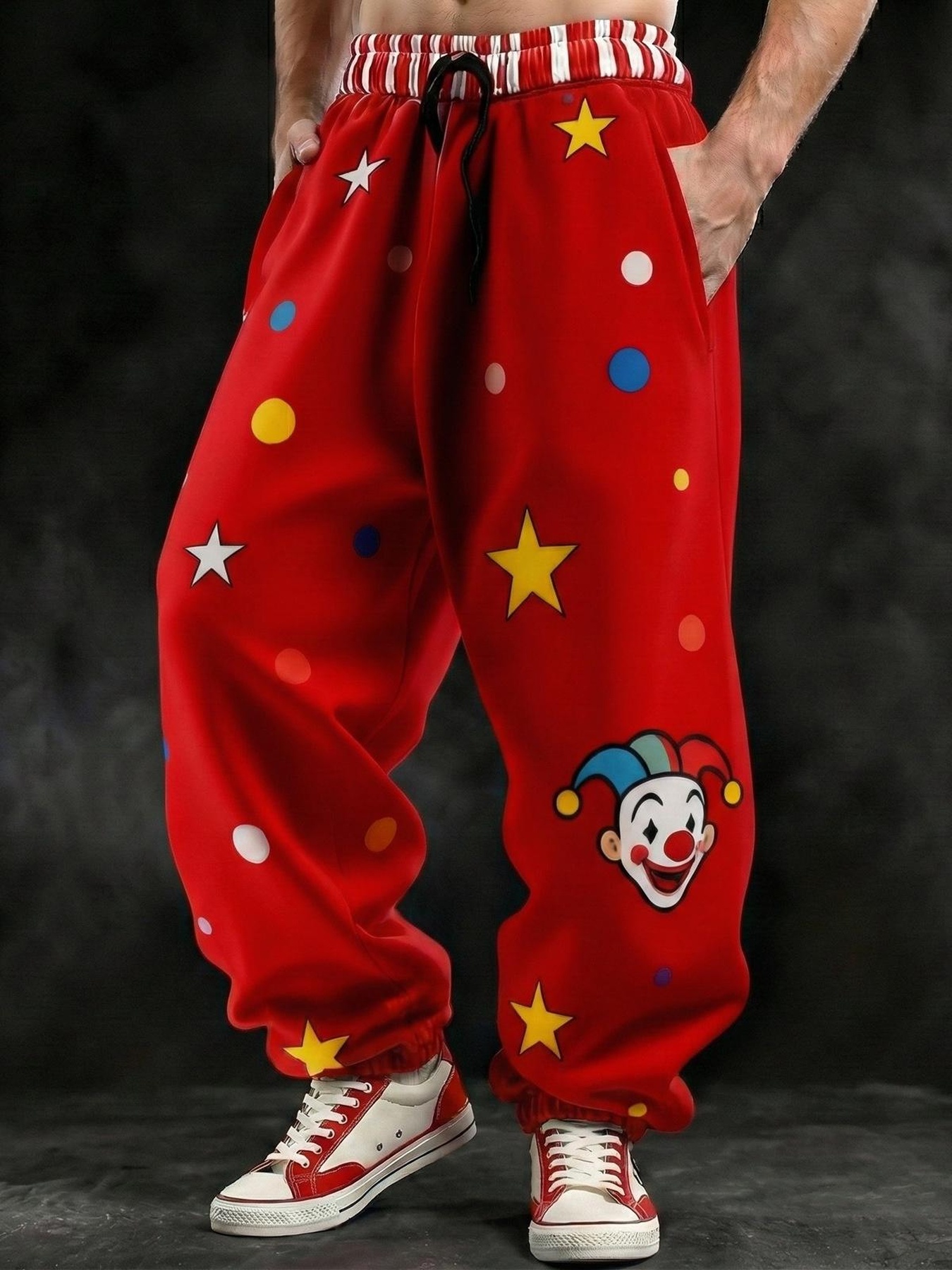 clown pants sold on Temu United States