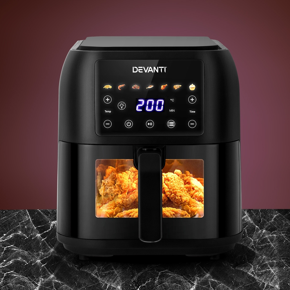 TEMU Air Fryer 8l Lcd Fryers
