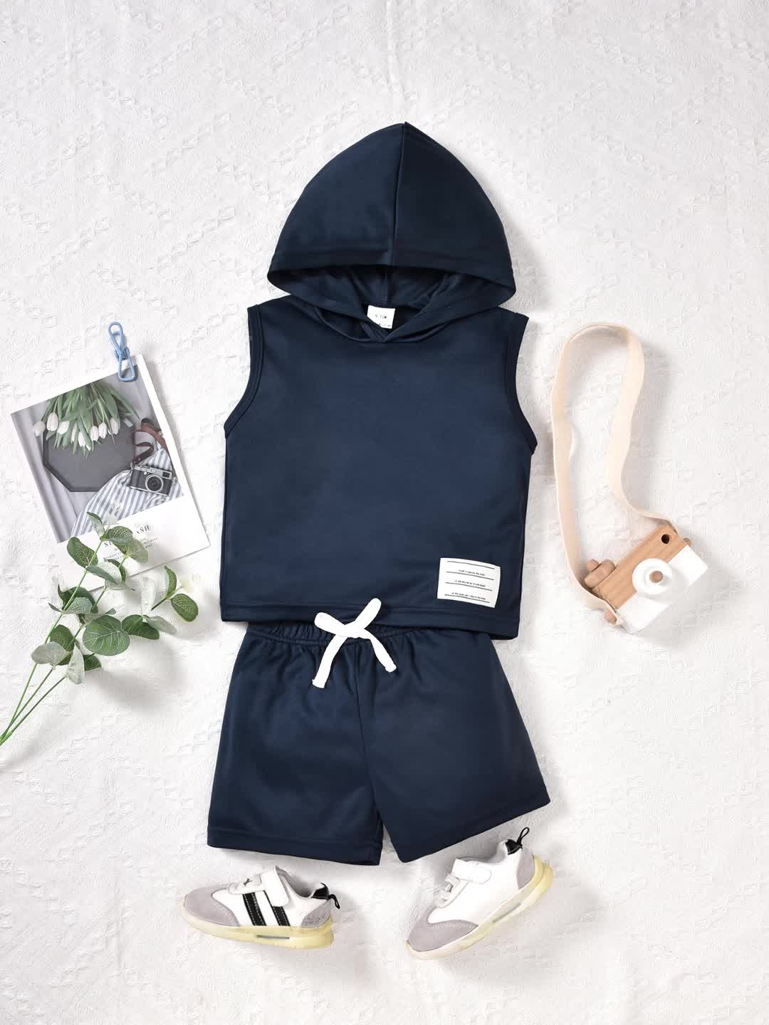 Baby hot sale sleeveless hoodie