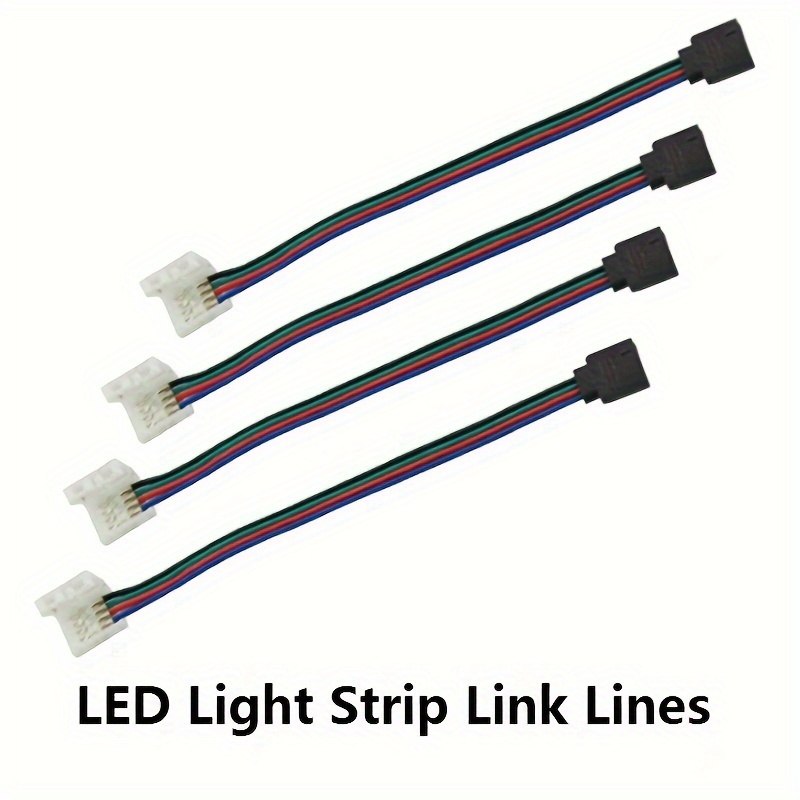 Connecteur rigide 4 pins en T pour strips LED RGB