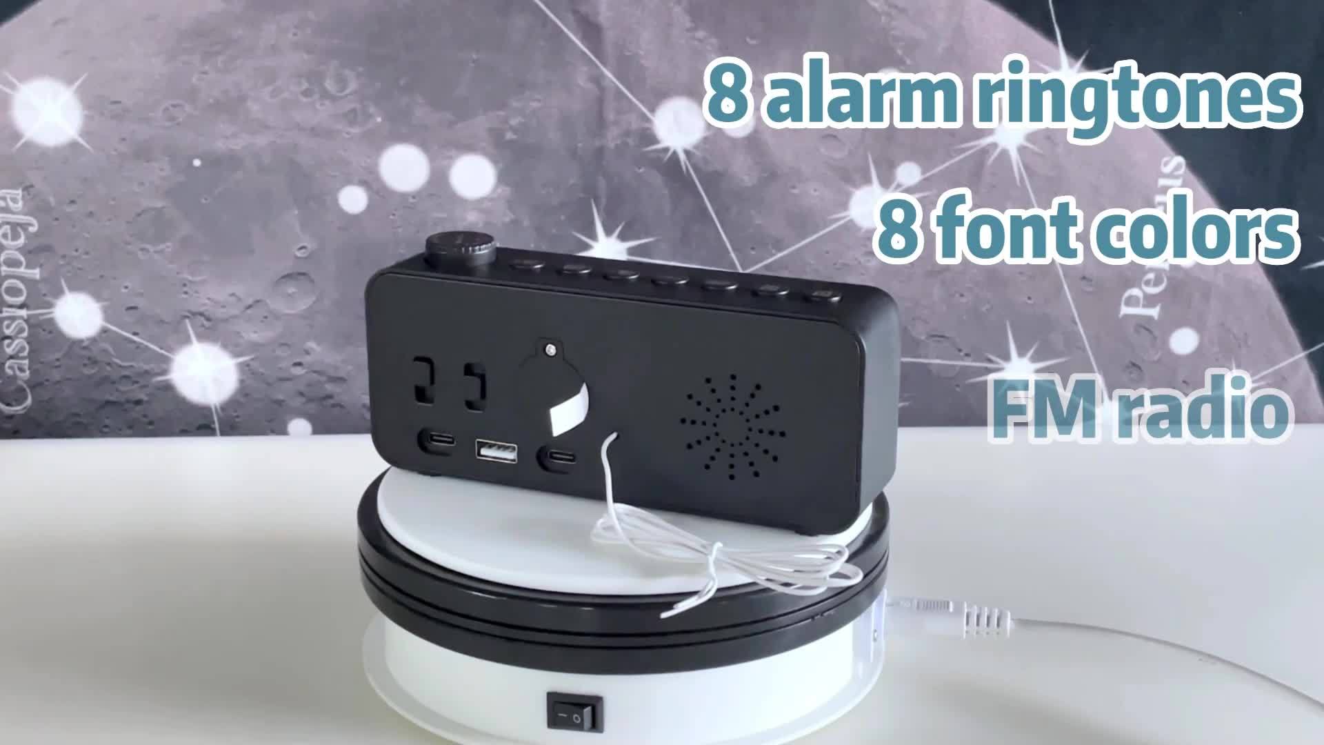 1pc Radio Despertador Dab Fm 40 Presintonías, Doble Alarma, Temporizador  Apagado, Control Brillo, Cargador Usb Conector Auriculares Itoma 728 -  Hogar Cocina - Temu Mexico