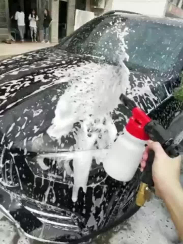 Toucan Auto EZ FOAMER Kit de lavage de voiture Canon à mousse pour  nettoyeur haute pression Accessoires pour tuyau d'arrosage. Tête de mélange