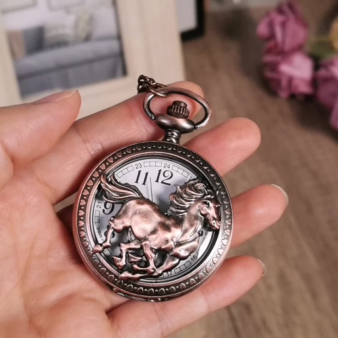 Horse on sale pocket watch