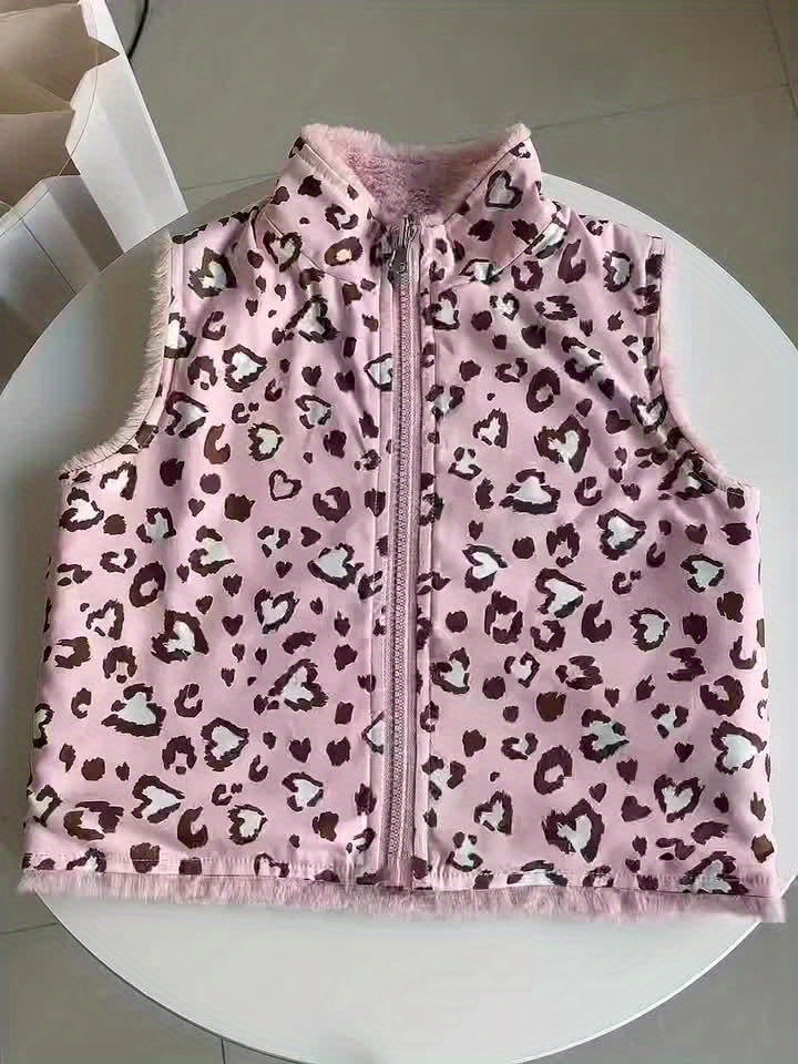 Leopard print puffer discount vest