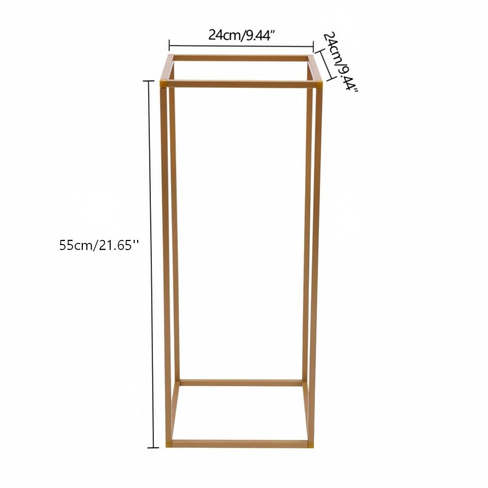 TEMU Supporto per bouquet da 10 pezzi, 55 cm, tubo in metallo con connettore in plastica per composizione da matrimonio, supporto, Halloween, ,