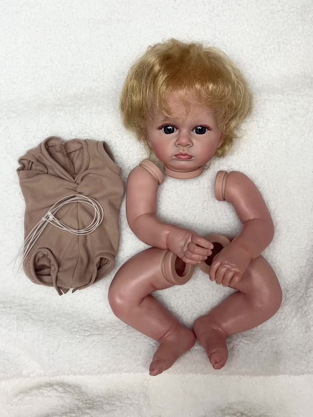 Full Silicone Reborn Doll, 22 Simona Lifelike Reborn Dolls
