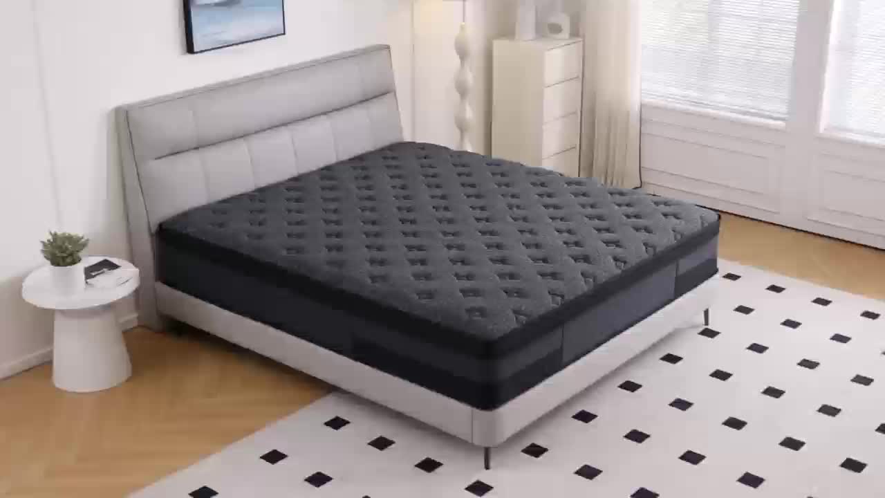 12/14 Inch Queen Size Mattress, King Sizes Mattress, Full Size Mattress, Twin Mattress In A Box | With Memory Foam and Individual Pocket Springs, Motion Isolation, Pressure Relief, Medium Firm Feel, Cool & Comfortable Sleep, Edge - Image 11