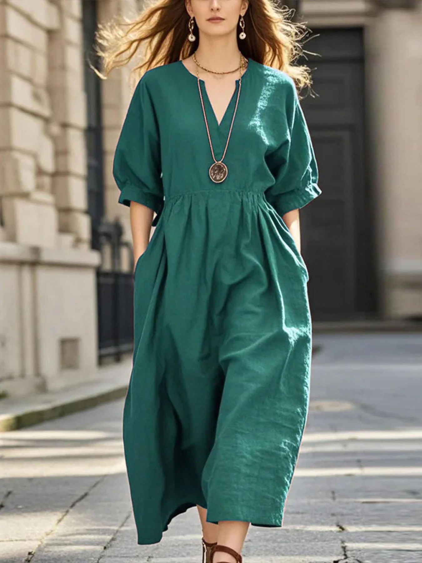 casual work dresses sold on Temu United States