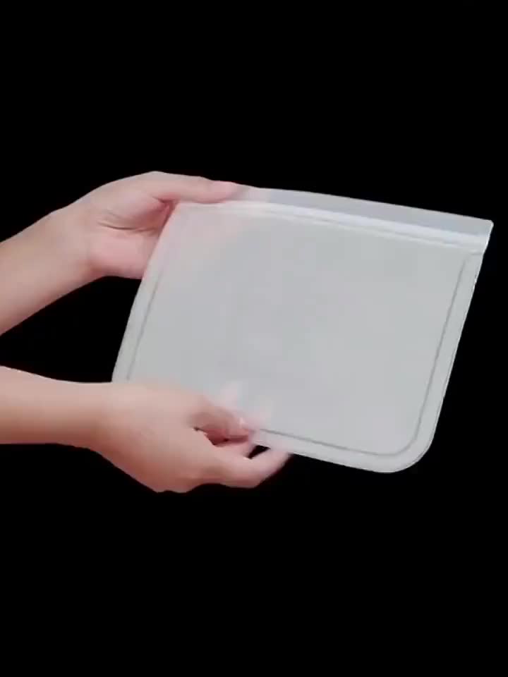 Reusable Food Storage Bag Fresh-keeping Leak Proof Freezer Bag