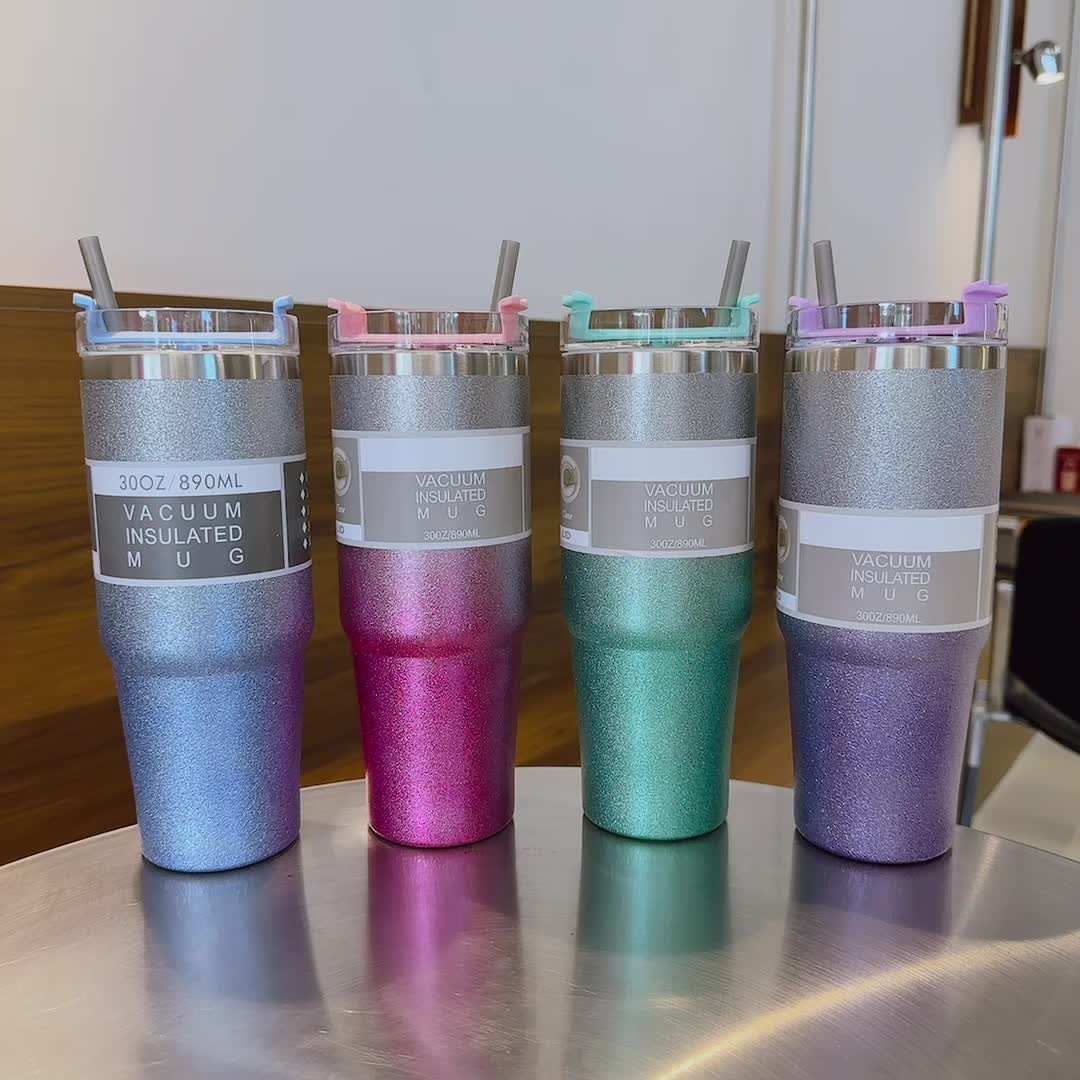 Glitter Cup, Glitter, Tumbler, Yeti, Ombre Tumbler, Cup, Pink