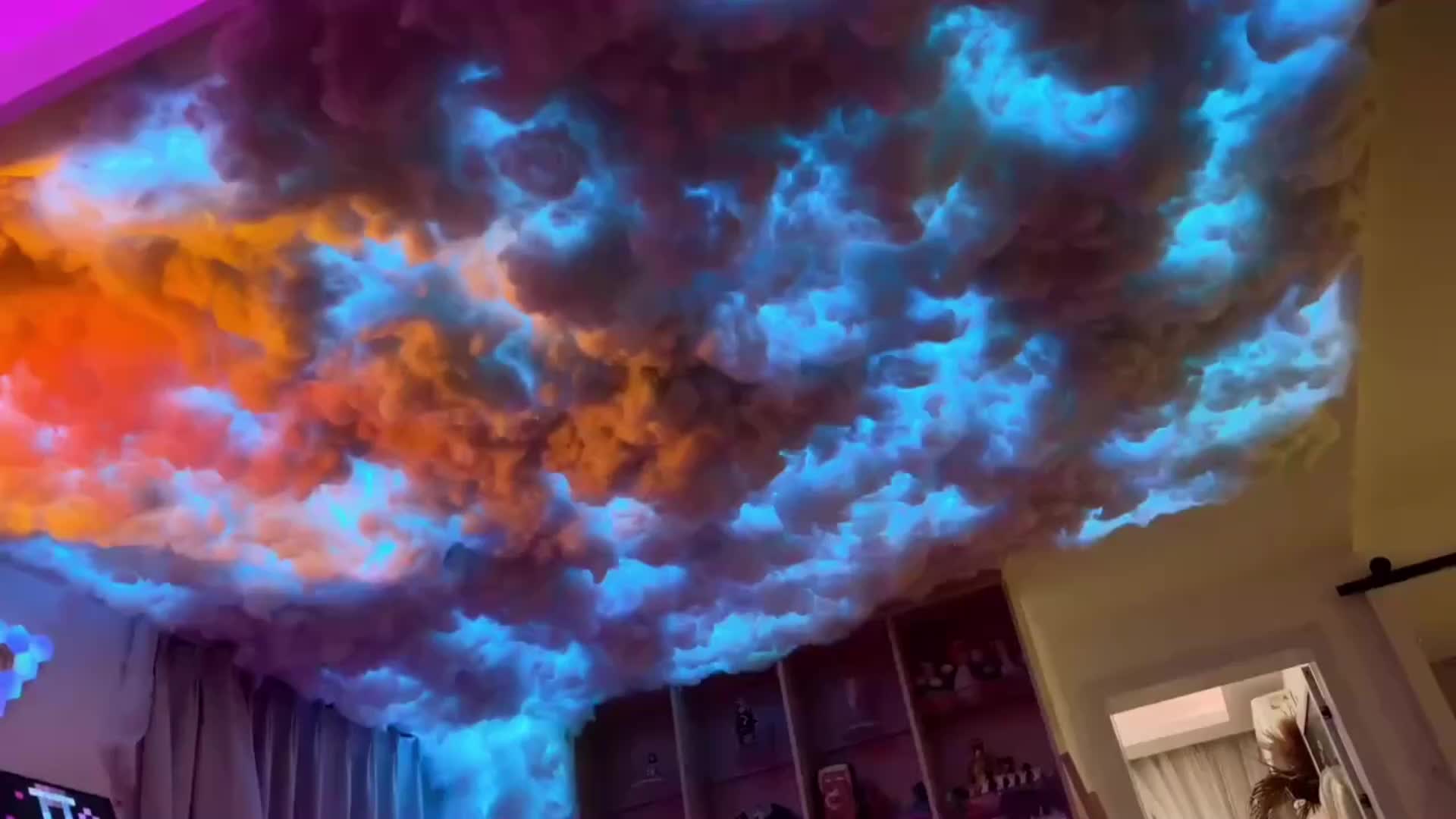 1 Pieza Nueva Luz De Nube * Nube De Rayos De Luz LED 3D, Luces De Nube De  Bricolaje, Luz Nocturna De Atmósfera Colorida, Navidad, Decoración De