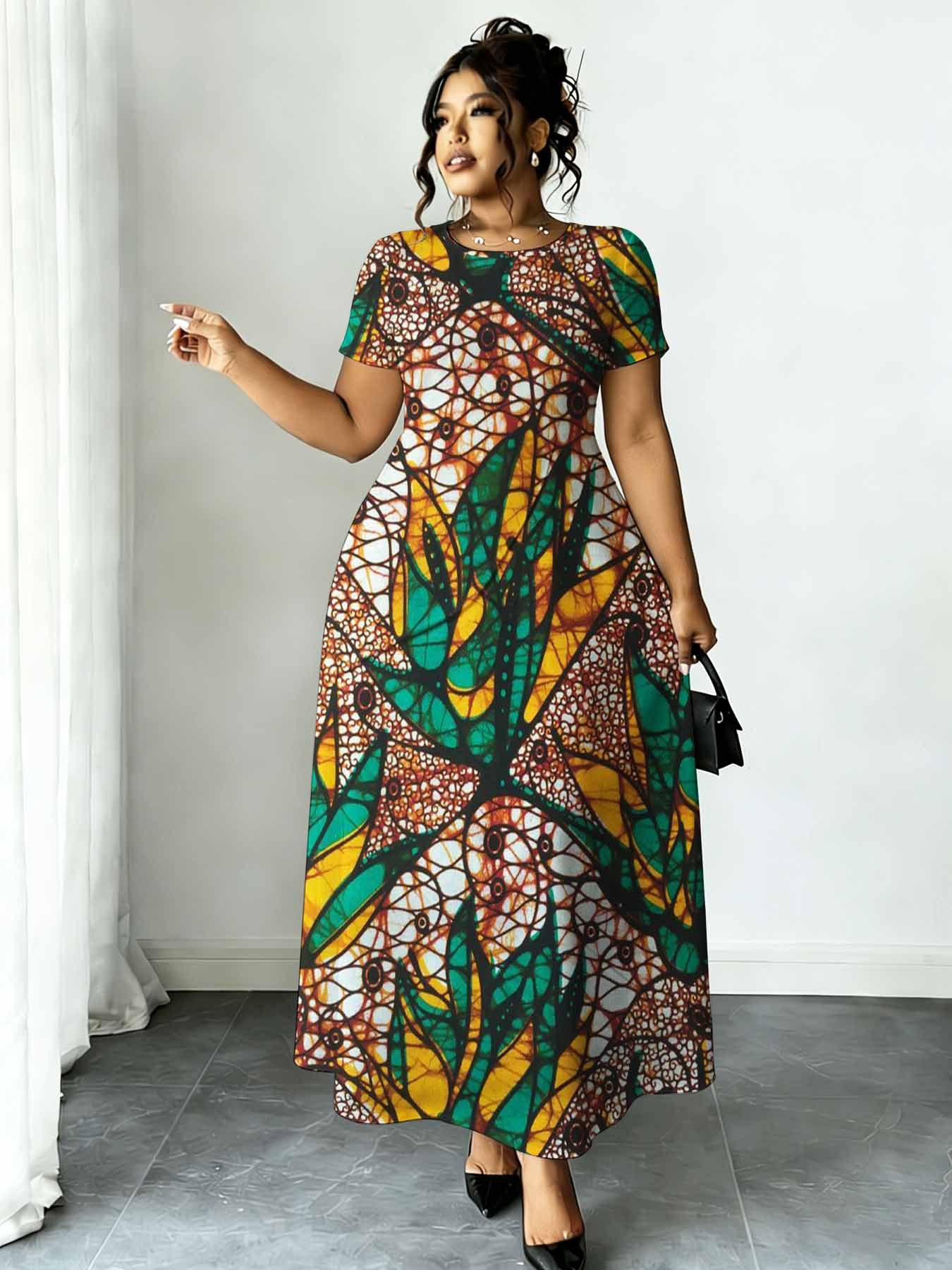 casual african dresses for ladies women sold on Temu United States sleeve:Strapless