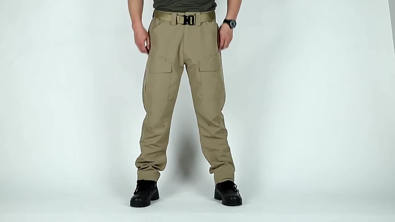 Pantalones Tácticos Hombre Pantalones Cargo Múltiples - Temu
