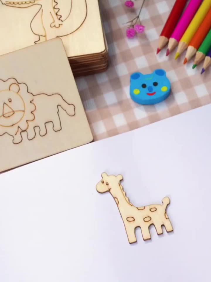 Montessori Drawing Toys Animal Car Diy Painting Template - Temu
