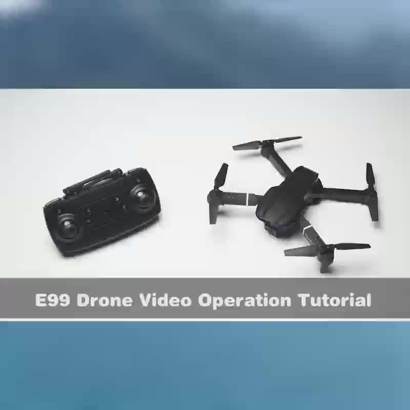 E99 Dron Cámara Doble Hélices Plegables Juguete Control - Temu