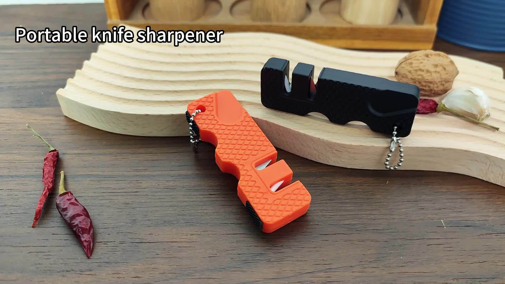 Mini Knife Sharpener Portable for Pocket Knife Small Knife Sharpeners Smart  with Suction Base for Kitchen Workshop Craft Hiking - AliExpress