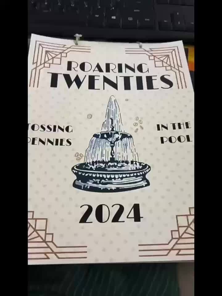 Roaring 20s Calendar 2024