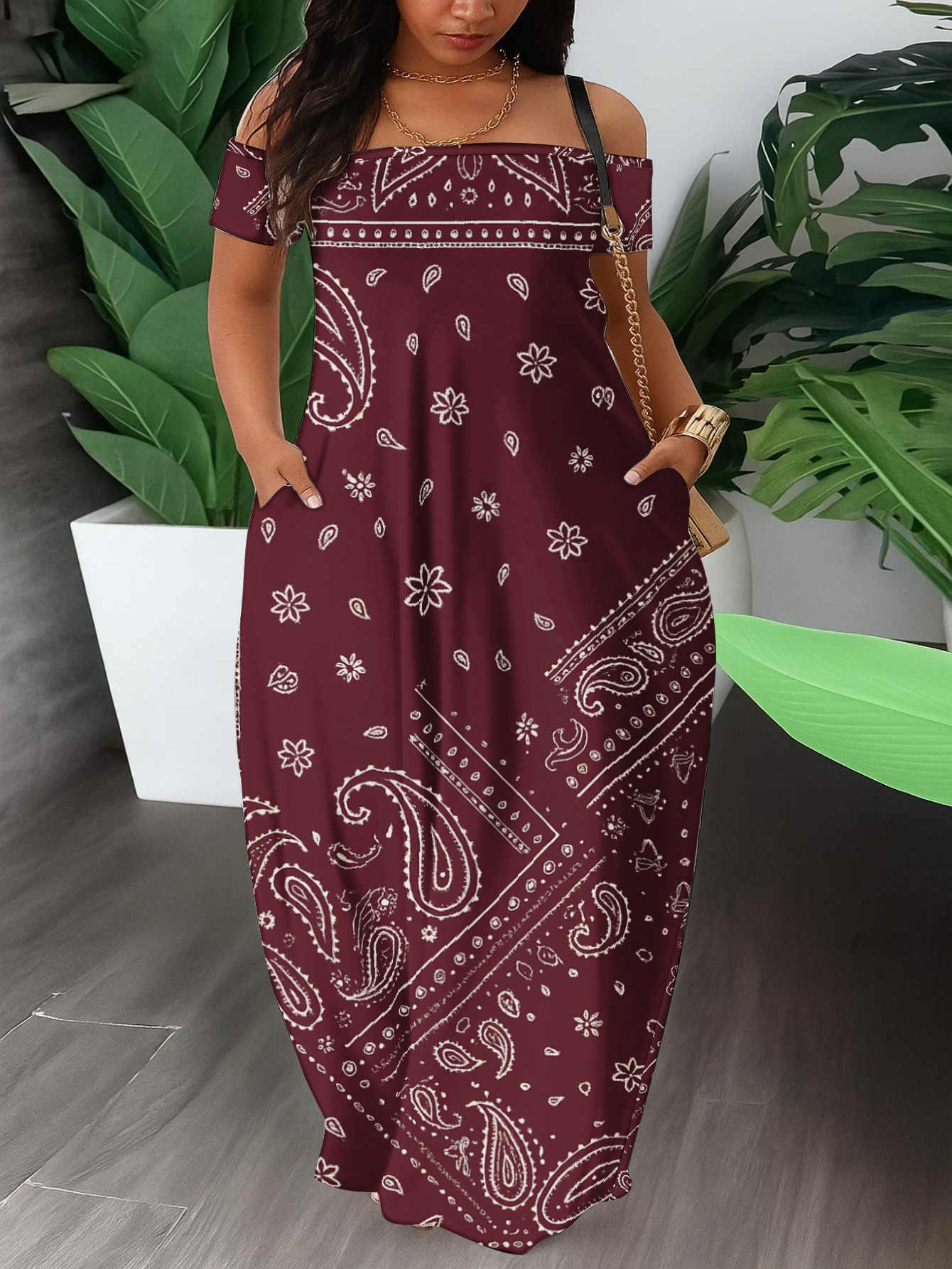 bandana dress sold on Temu United States