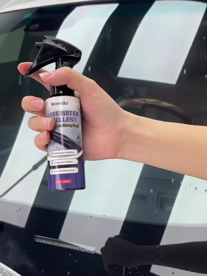 Car Glass Water Repellent Ceramic Coating Hydrophobic Agent - Temu, Water  Repellent Spray For Glass