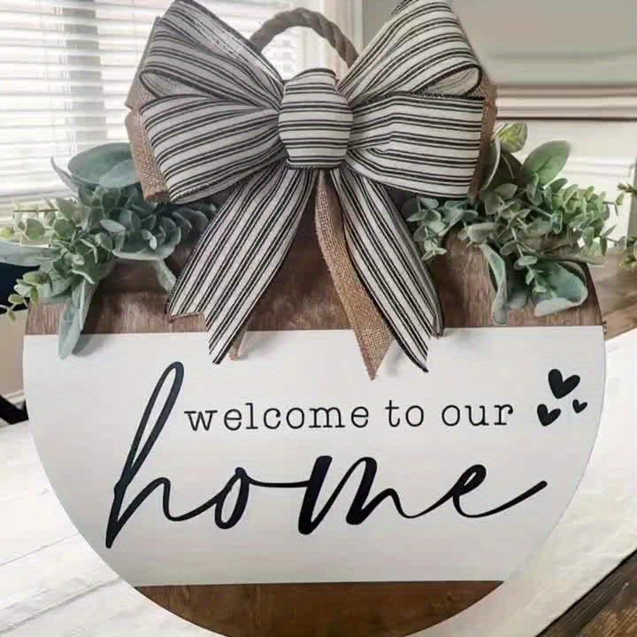 Welcome Valentine's Day Welcome Home Wood Door Hanger - Temu