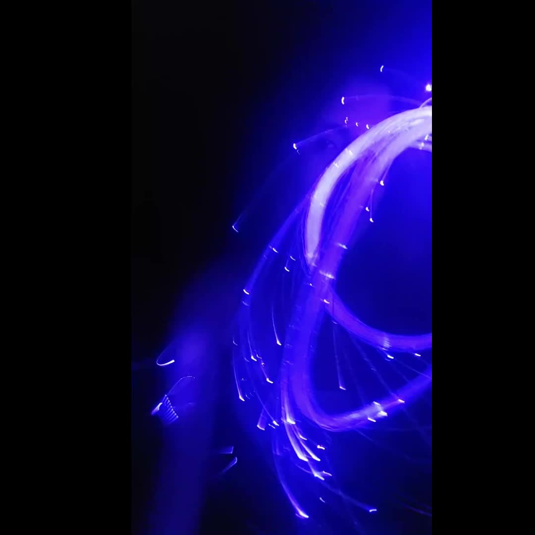 LED Fiber Optic Light Up Whip, Blue