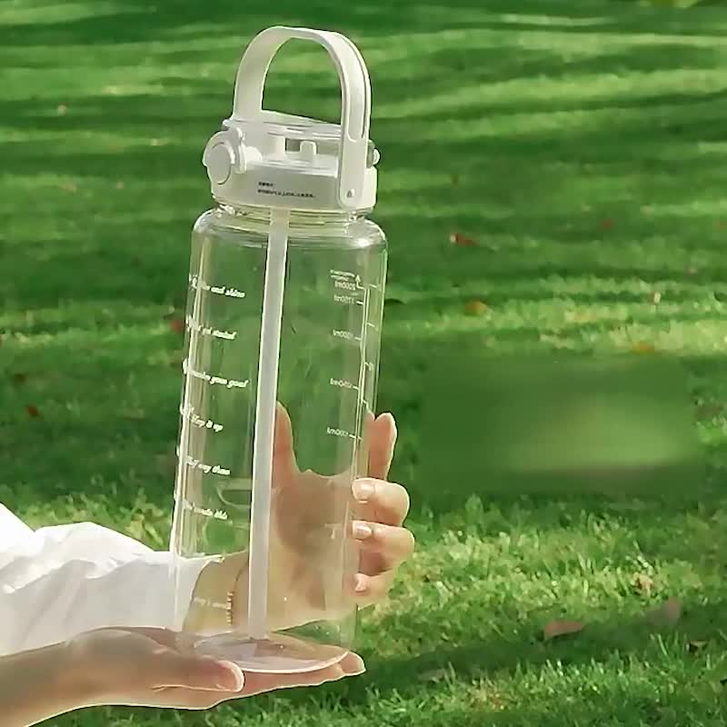 Durable And Lightweight Clear Plastic Water Bottle For - Temu