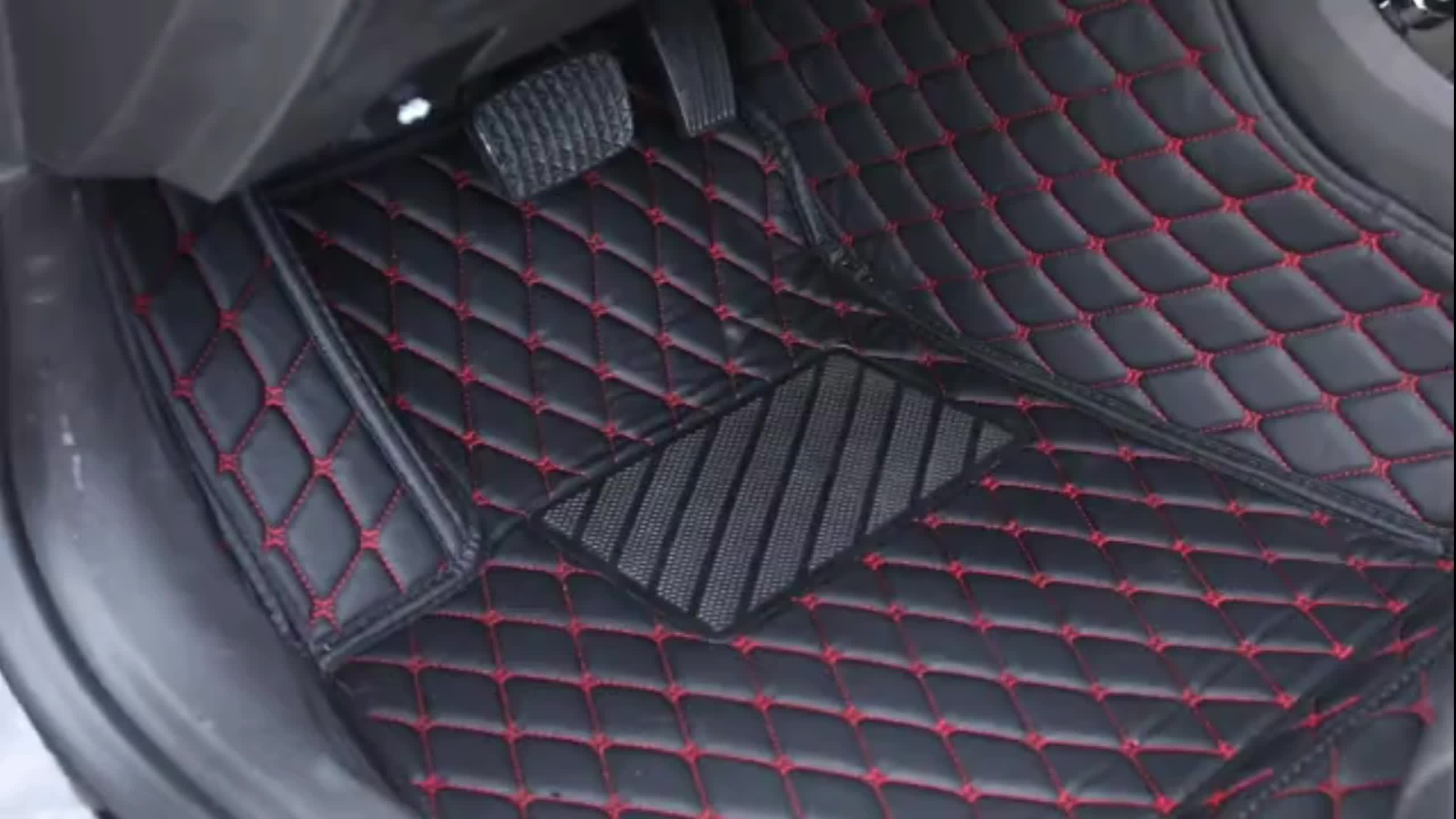 Car Floor Mats Mg4 Mulan 2022 Auto Interior Accessories Pu - Temu