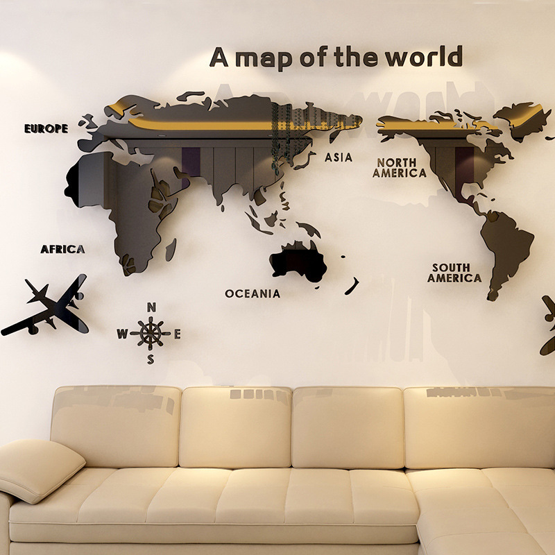 Mapa Mundi Político Mapa De Pared Tamaño Gigante Impermeable