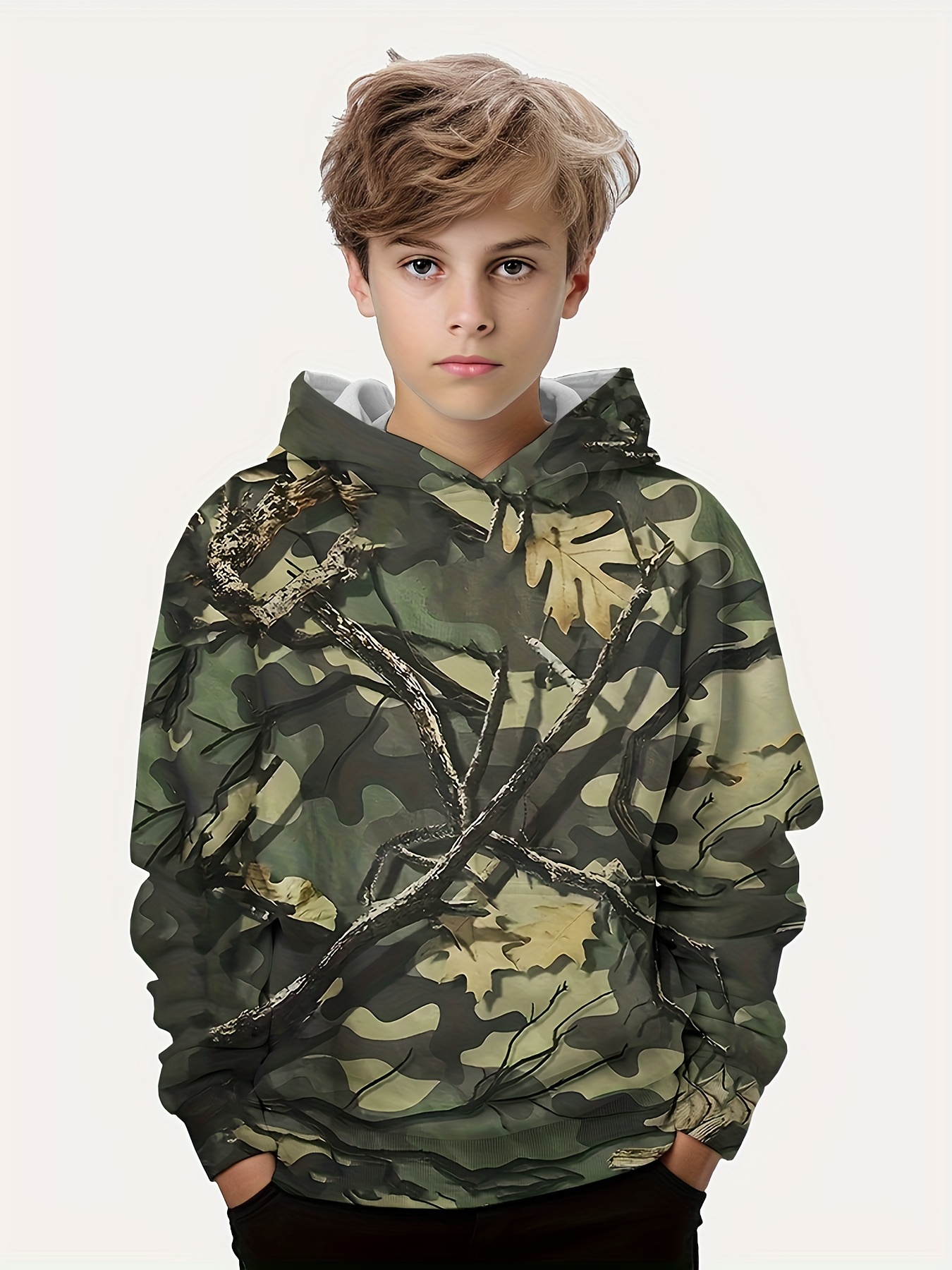 Buy Boys' Hooded Camouflage Clothing Online