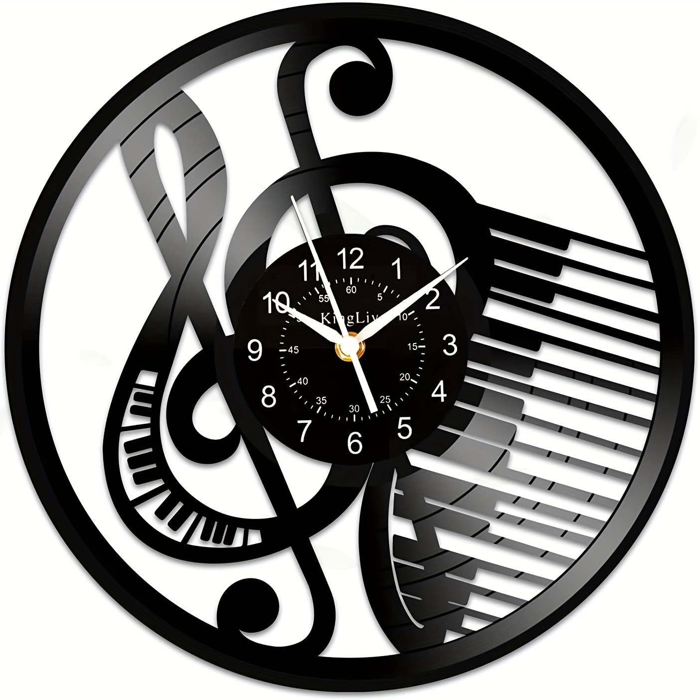  ACDC Reloj de pared de vinilo hecho a mano Fan Art Decor único  decorativo vinilo reloj : Hogar y Cocina
